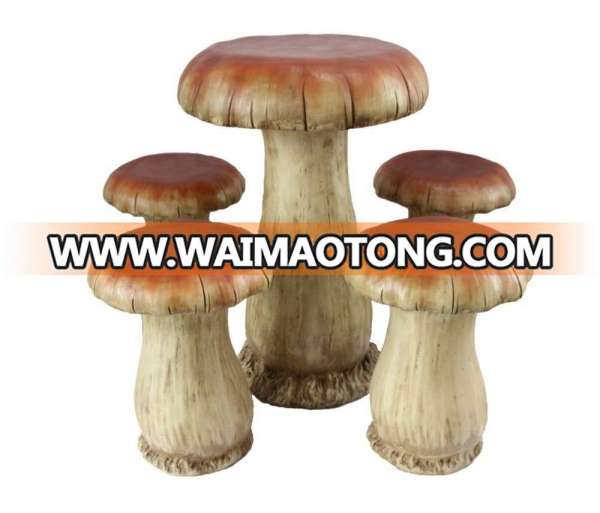 High Quality Rustic Mushroom garden Stool